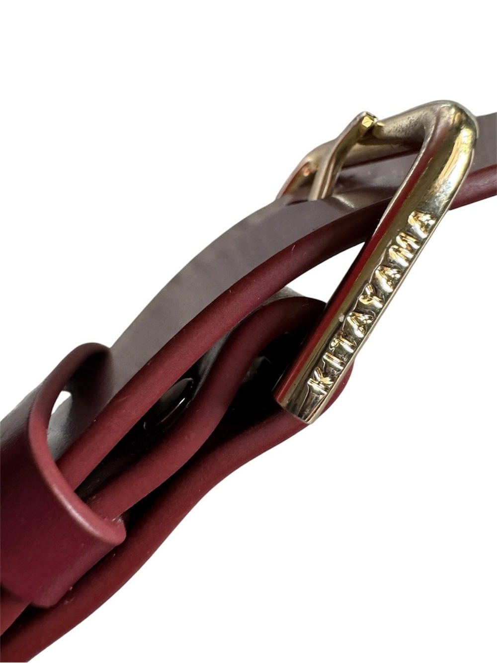 KITAYAMA x H.A.N Triton Burgundy Architectural Leather Tote Bag - Picture 13 of 16